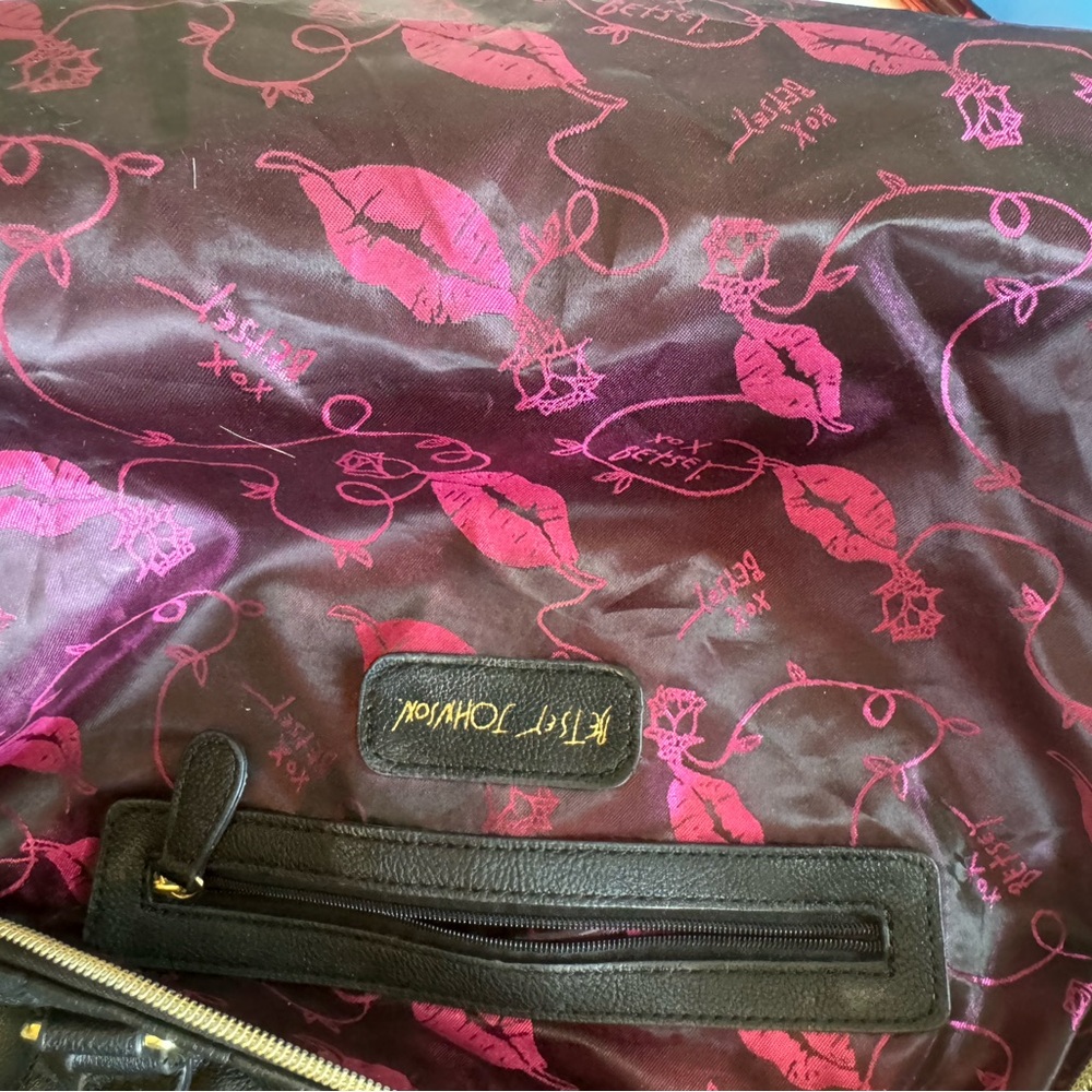 Betsy Johnson quilted hearts purse - Picture 8 of 16
